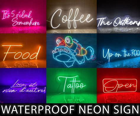 Outdoor Garden and Decor Neon Sign Waterproof Neon Sign Patio Sign for ...