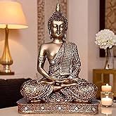 Buy Global Grabbers New 25 Centimetre Meditating Sitting Buddha Statue ...