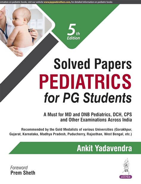 SOLVED PAPER PEDIATRICS FOR PG STUDENTS 5TH/2025 - ANKIT YADAVENDRA ...