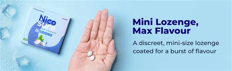 Nicosure Nicotine Lozenge - 2mg | Pack of 12-96 Mini Lozenges |Tobacco ...