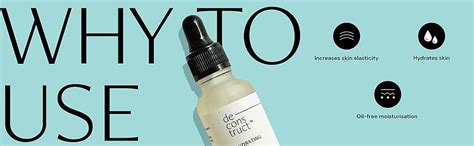 Deconstruct Hydrating Face Serum - 2% Hyaluronic Acid + 1% Niacinamide ...