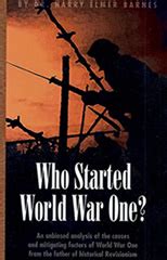 Barnes Harry Elmer - Who started world war one ? - Balder Ex-Libris