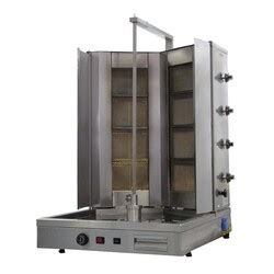 Atalay ADGC-4A Doner Kebab Machine, 4 Burner, Bottom Motor, Gas