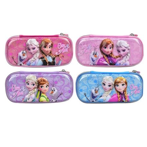 prezzie villa® small frozen doll elsa anna embossed pencil box cute 3d ...