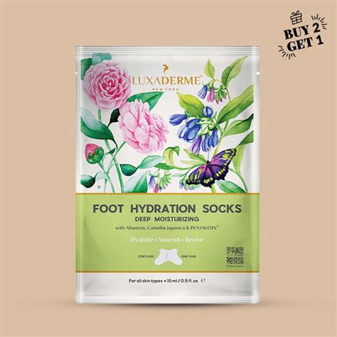 Foot Hydration Socks – LuxaDerme