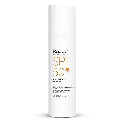 Raaga Professional SPF 50 Sunscreen Lotion | PA++++, UVA + UVB ...