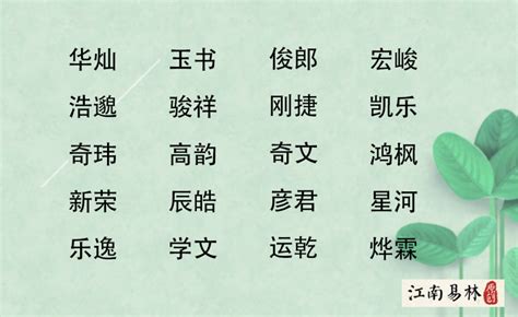 给孩子取名字大全2019 男孩取名大全-算网