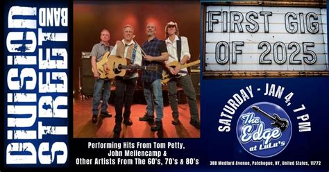 Division Street Band first gig of 2025 at The Edge Lulus, The Edge At ...