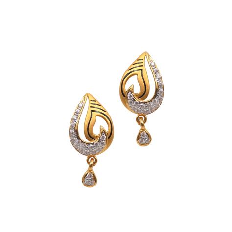 Buy quality CZ Fancy Hanging Tops 22k Gold in Rajkot