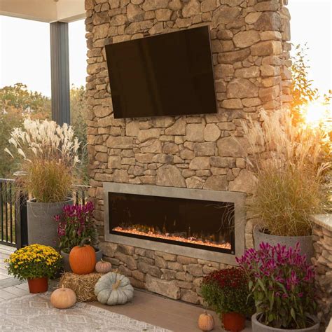 Electric Outdoor Fireplace