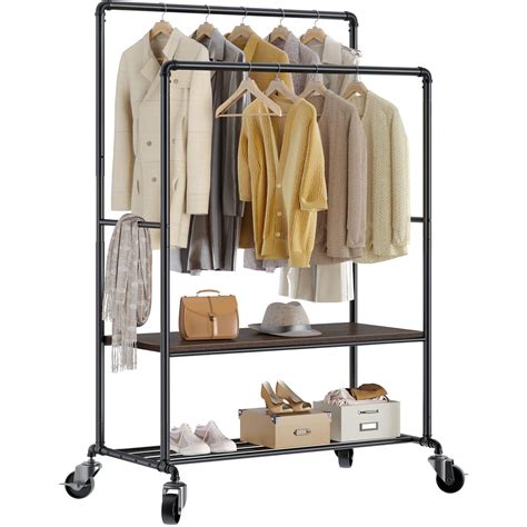 Buy GREENSTELL Clothes Rack with Shelves, 39 Inch Garment Rack, 400lb ...