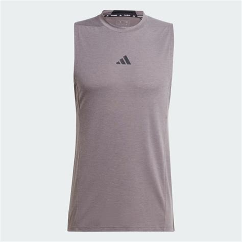 adidas Designed for Training Workout Tank Top - Brown | Free Shipping ...