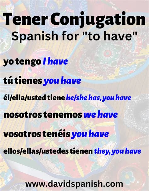 Tener Conjugation: How To Conjugate "To Have" In Spanish