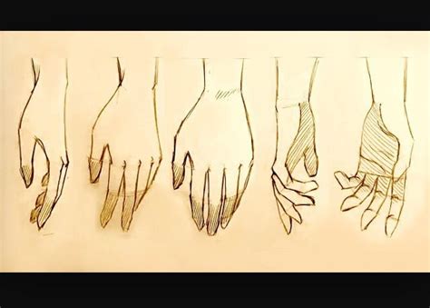 side profile hand drawing