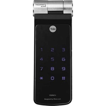 Yale YDR 41 Smart Lock for Sliding/Double Door with Biometric, Pin ...