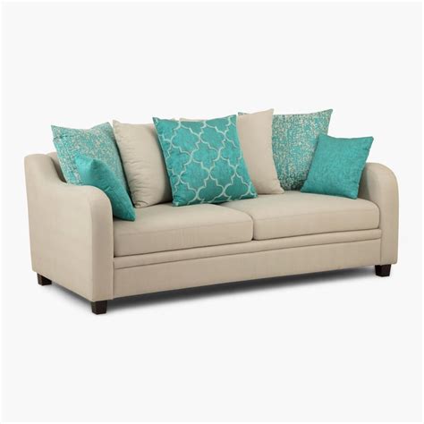 Buy Phoenix Fabric 3-Seater Sofa - Beige from Home Centre at just INR ...