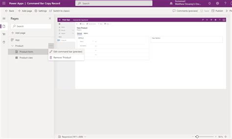 Image result for PowerApps Custom Command Bar