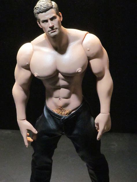 Red Muscle Men Figures