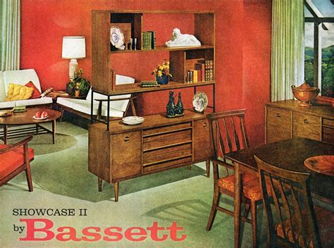 Vintage 1960s living room decor: Retro home fashion with mid-century ...