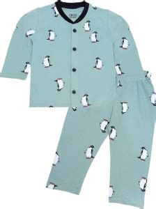 3BROS Kids Nightwear Baby Boys & Baby Girls Printed Pure Cotton Price ...