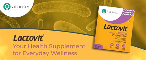 Velbiom Lactovit Probiotics for Everyday Use Maintains Digestive Health ...