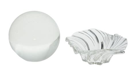 Playboy | Crystal Ball and Swirl Bowl From the Playboy Mansion West