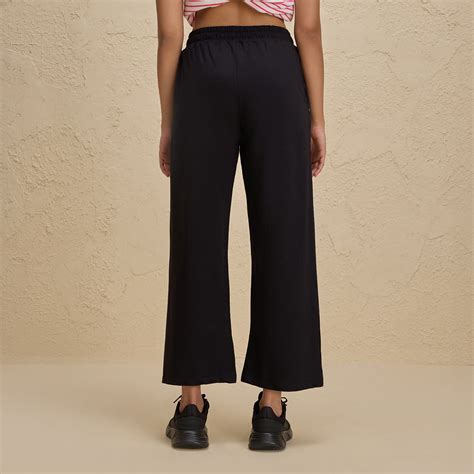 Comfort Cotton French Terry Straight Leg Lounge Track Pants-NYLE606-Bl ...