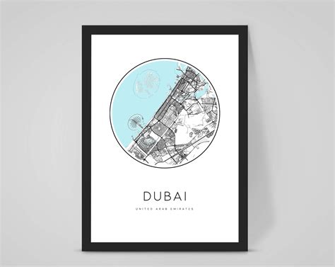 Buy Personalised Dubai UAE Custom City/Town , Any Location/Home Decor ...