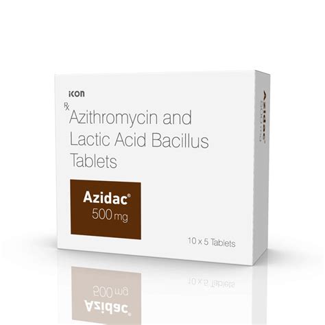 Buy Azidac 500mg Strip Of 5 Tablets Online at Flat 15% OFF | PharmEasy