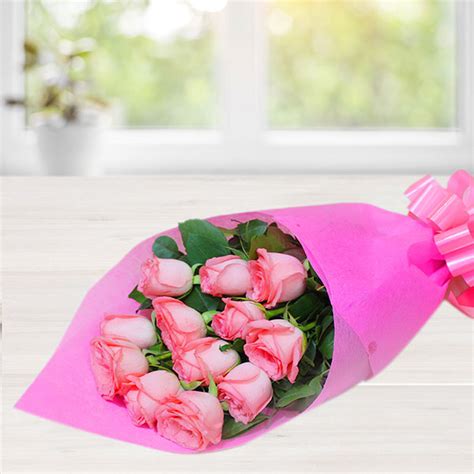 Send 12 Pink Roses Bunch Online - VL18031VL18 | Giftalove