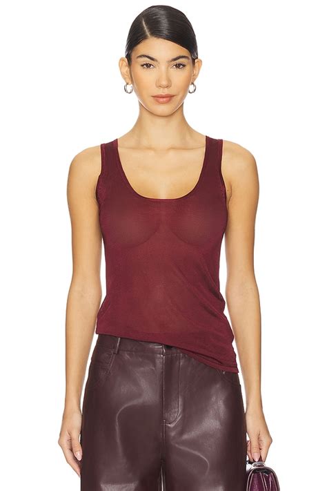 Mother of All Elena Tank Top in Burgundy | REVOLVE