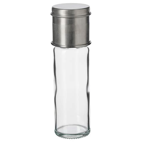 CITRONHAJ spice mill, clear glass/stainless steel, 15 cm (6") - IKEA