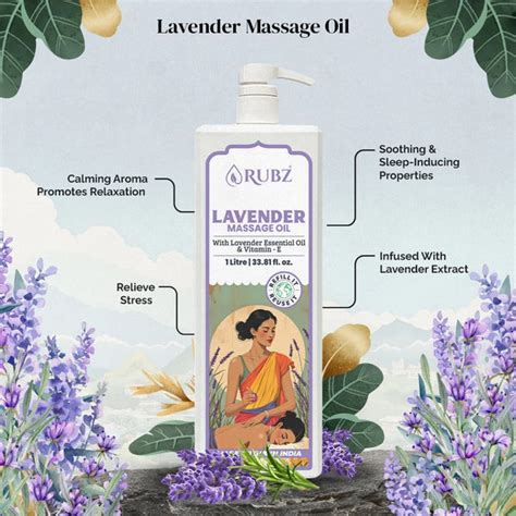 Buy Professional Spa Lavender Massage Oil – Online India – Rubz