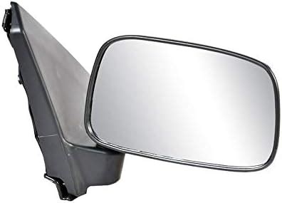UNO MINDA RV-13005R Shatterproof Glass Rear View Mirror (Black)- Right ...