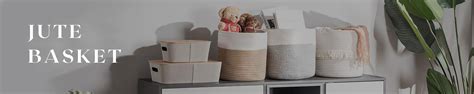Amazon.in: LUXE HOME INTERNATIONAL®: Jute Basket