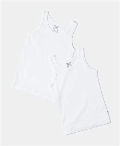 Buy Super Combed Cotton Round Neck Sleeveless Vest - White (Pack of 2 ...