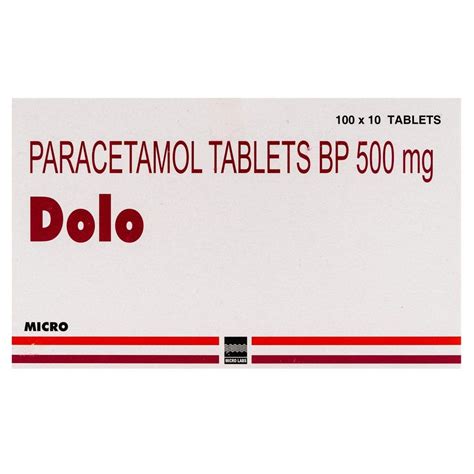 Dolo 500 Tablet 10's Price, Uses, Side Effects, Composition - Apollo ...