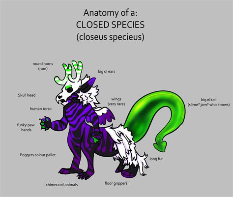 Anatomy of a closed species | meme by Fenmirth on DeviantArt