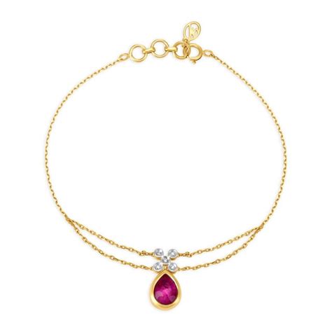 14KT Gold Chain With Diamond Pendant For Modern Women
