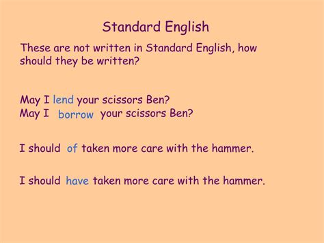 Standard English Example 的图像结果