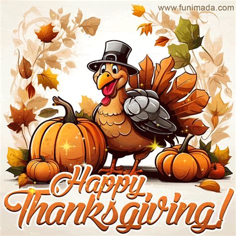 Classic Thanksgiving Turkey GIF - Download on Funimada.com