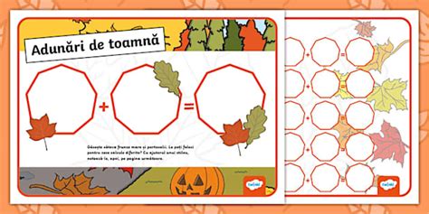 Adunări de toamnă – Șervet de masă cu activități