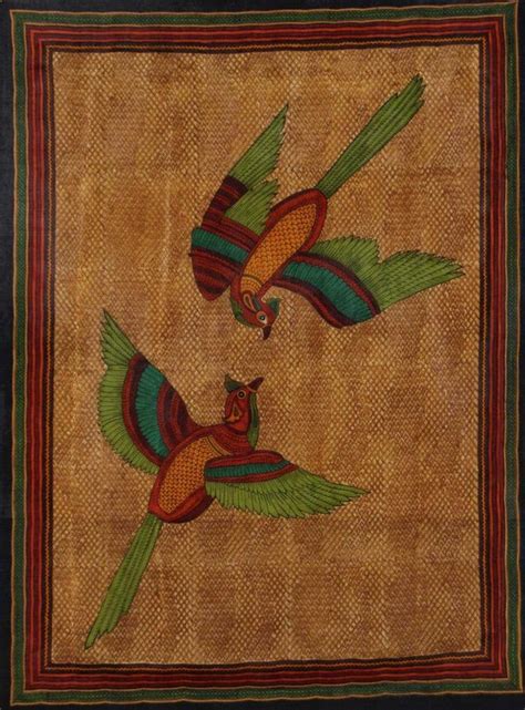 "Fly High 1": Light Brown Printmaking by Jasminder Kaur | ArtZolo.com