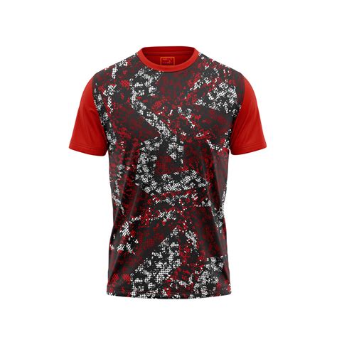 Red Round Neck Half Sleeve Tshirt NextprintrG1186 – Next Print