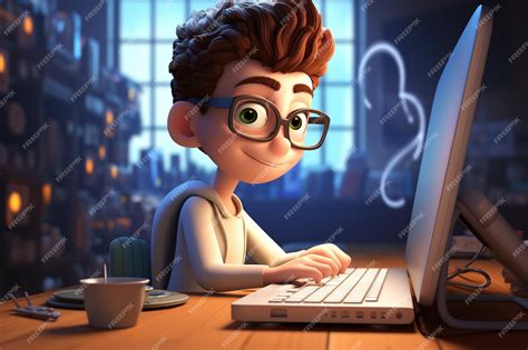 Cartoon Computer Programmer 的图像结果