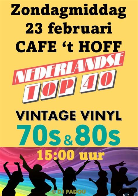 Vinylplaatjes draaien, Café 't Hoff Duurstede, Wijk Bij Duurstede, 23 ...