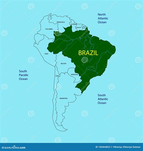 Map Of Amazon Rainforest For Kids