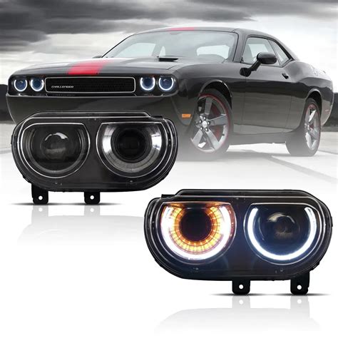 Custom Dodge Challenger Headlights 08 14 Dodge Challenger 3th Gen