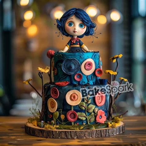 Coraline-Themed Cakes That Are Mysteriously Delicious - BakeSpark ...