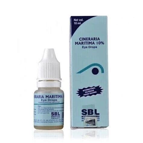 SBL Cineraria Maritima(10%) Eye Drops (5ml) | Ubuy India